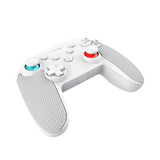 Controller wireless Trust Muta pentru consola Nintendo Switch, 15 butoane, controale: A, B, X, Y, L1, L2, L3, R1, R2, R3, reset, 8-way, start, select, d-input, alb