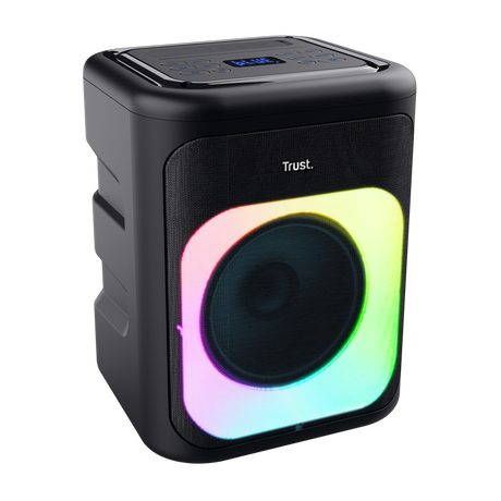 Boxe Trust Azura cu fir, wireless si BT, putere maxima RMS 50W, frecventa raspuns 100 Hz - 20.000 Hz, impendanta 4 Ohm, negru
