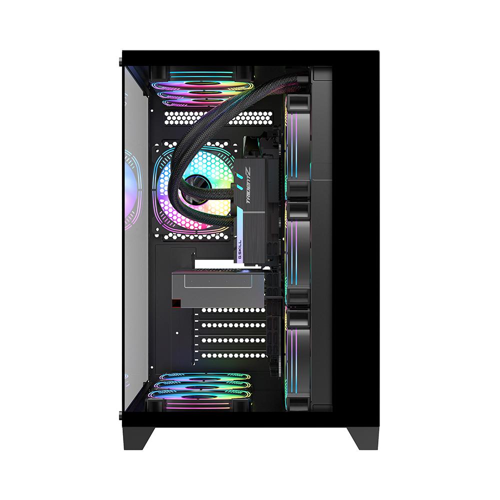 Carcasa 1STPLAYER Gaming MV8 Cube Tower NEGRU