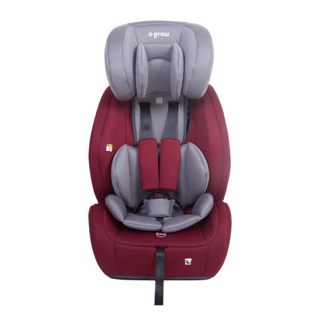 Scaun auto 76-150CM(15M-12Y), R129, isofix si top tether, rosu, U-Grow