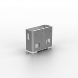 Adaptor USB Locks Lindy, 10 USB, alb