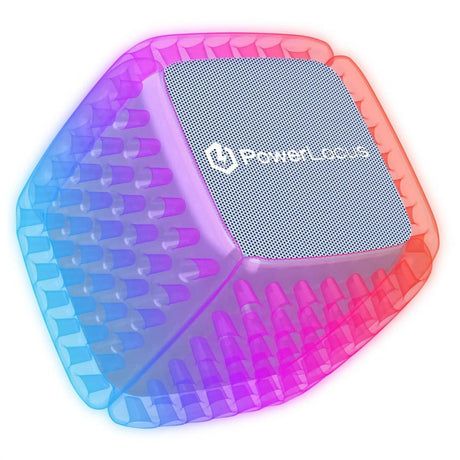 PowerLocus Set Boxa portabila Aero Bluetooth cu microfon wireless Albastru (waterproof)