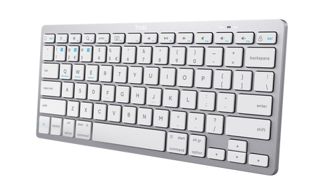 Tastatura Trust Wireless, numar taste 85, alb