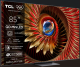 Televizor TCL Mini LED 85Q8C, 215 cm, Smart Google TV, 4K Ultra HD, (Model 2025)