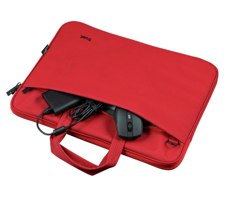 Geanta laptop Trust Bologna Eco 16", rosu
