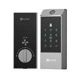 INCUIETOARE INTELIGENTA EZVIZ DL04 PRO, Comunicare: EZVIZ Connect 2.4G Wi-Fi, Putere de lucru: 4 Baterii AA Alkaline, Temp de functionare: 25 °C to 55 °C, Dimensiuni: Panou frontal: 160 × 67 × 25 mm, Panoul din spate: 166 × 70 × 28,5 mm.