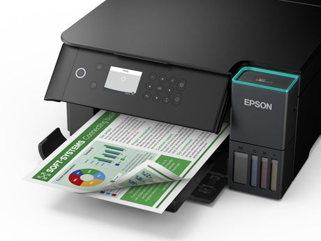 Multifunctional inkjet EPSON EcoTank L6360, CISS, format A4, Color, Duplex, USB + LAN + Wi-Fi