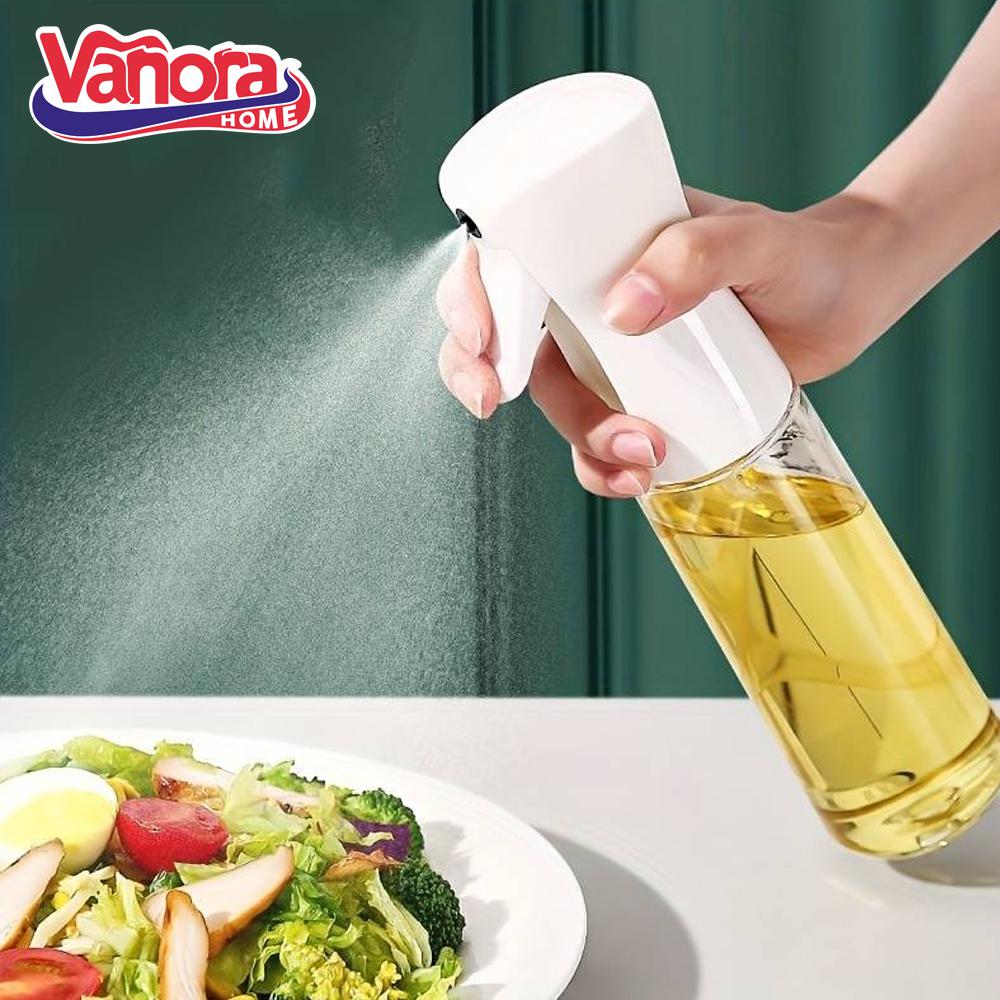 STICLA CU PULVERIZATOR ULEI/OTET 200 ML, ALB, VANORA HOME