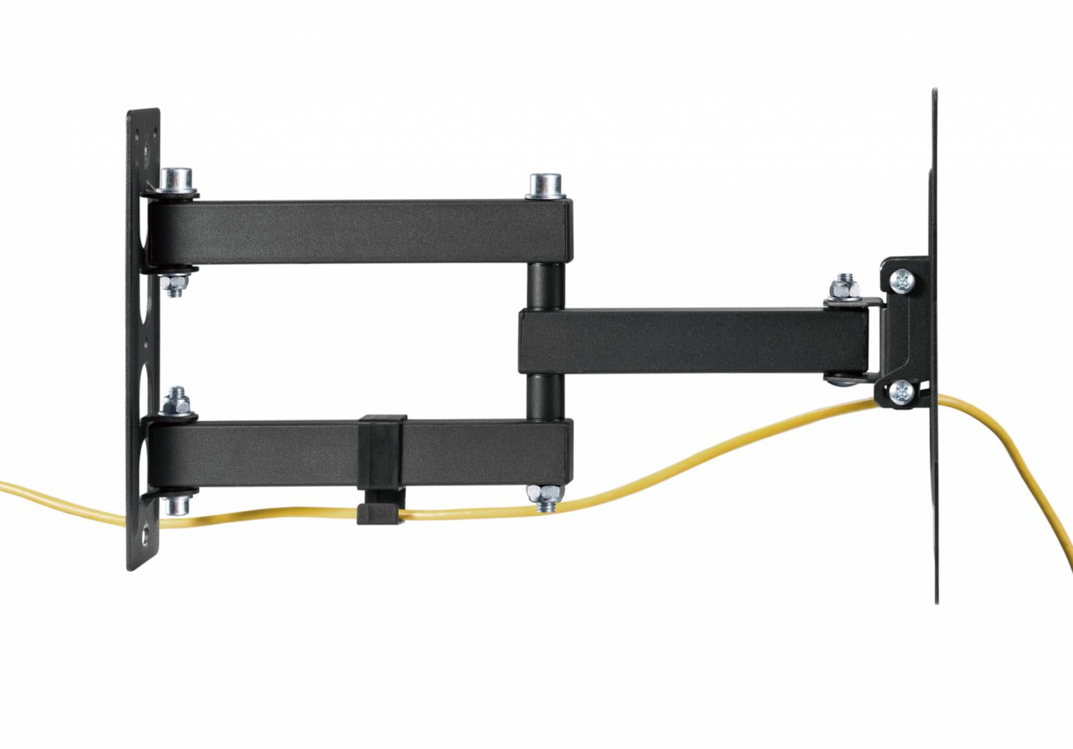 Suport de perete Akai cu inclinatie +3/-10°, diagonala display 23"-43", VESA min. 100x100, VESA max. 200x200, suporta pana la 30kg, distanta fata de perete MAX 378mm, negru