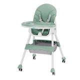 Scaun de masa 2 in 1, pliabil, verde, U-Grow