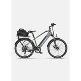Bicicleta electrica Ulzomo Metro 26 E-bike, 250W, 36V 17Ah, autonomie 100km, viteza maxima 25km/h, Grey, 26''