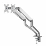 Suport 2 monitoare Serioux MM63-C024, arc cu gaz, compatibilitate dimensiune ecran 17"-32",  greutate maximă suportata: (per ecran): 2~ 9kg, VESA: 75x75, 100x100, inclinare: +55°~-55°, pivotare: +90°~-90°, rotația ecranului: +180°~-180°