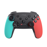 Controller wireless Trust Muta pentru consola Nintendo Switch, 15 butoane, controale: A, B, X, Y, L1, L2, L3, R1, R2, R3, reset, 8-way, start, select, d-input, multicolor