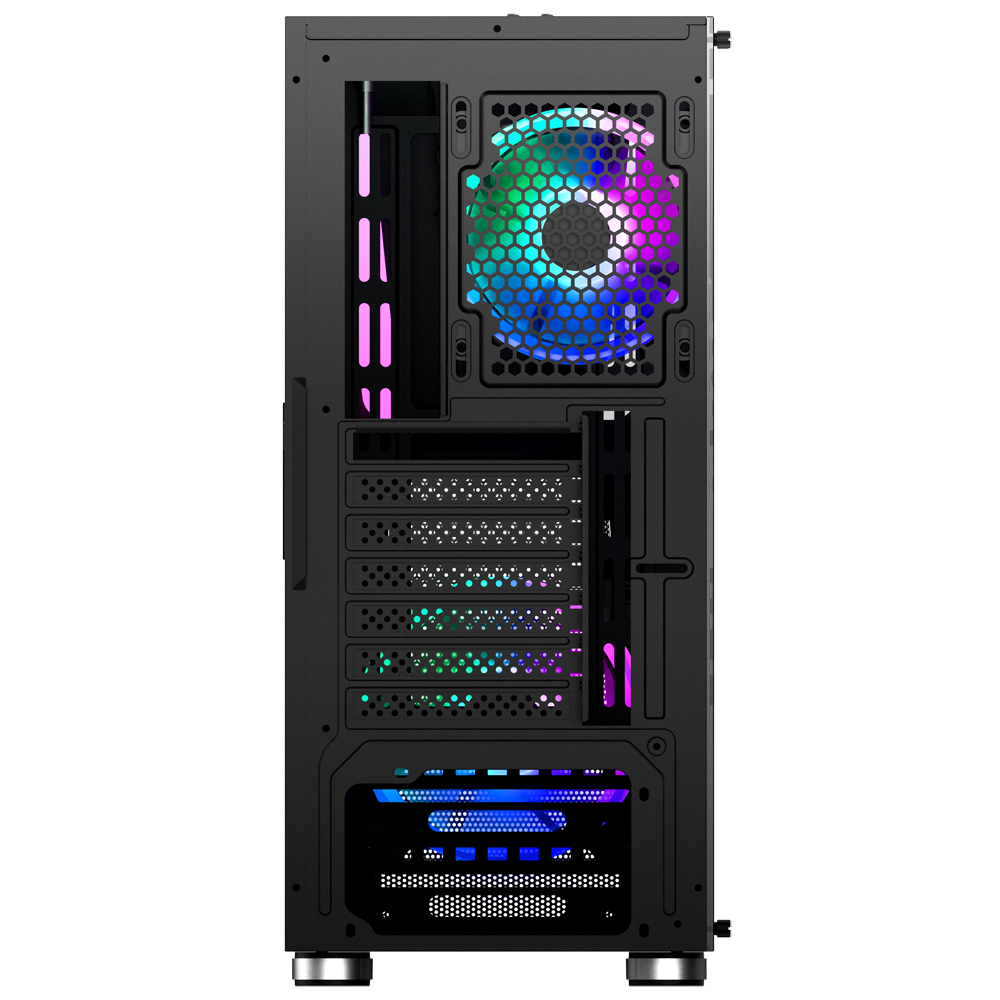 Carcasa nJoy Fort, Mid Tower NEGRU