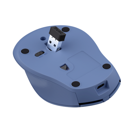 Mouse Trust Zaya reincarbil,1600 DPI, albastru