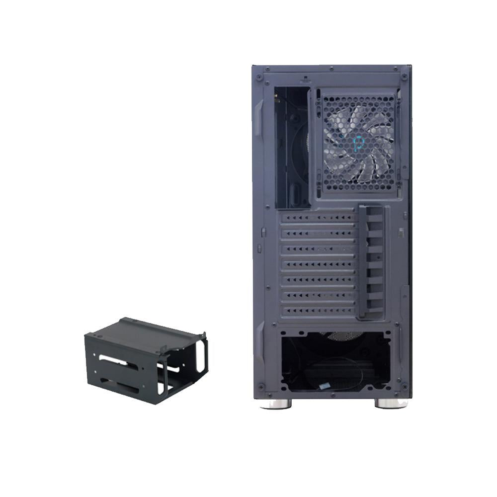 Carcasa Spacer Rainbow, ATX, Mid Tower NEGRU