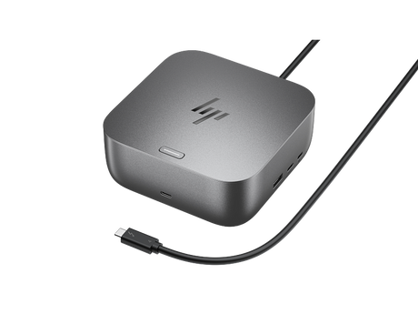 HP Dock Thunderbolt 4 G6 100W, Dimensiuni: 12.1 x 12.1 x 4.95 cm, Greutate: 0.74Kg, 3yw