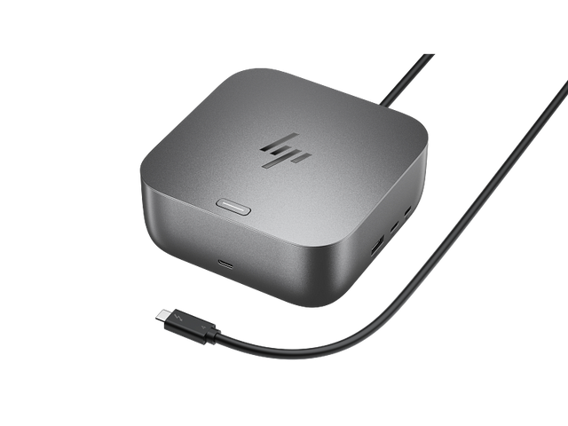 HP Dock Thunderbolt 4 G6 100W, Dimensiuni: 12.1 x 12.1 x 4.95 cm, Greutate: 0.74Kg, 3yw