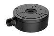 Hikvision Junction box DS-1280ZJ-S/BK ideala pentru montarea camerelor dome/bullet si protejarea cablurilor de legaturi. Confectionata din metal si poate sustine pana la 4.5 kg, dimensiuni :137 mm × 54 mm × 171.5 mm, greutate : 0.66kg, culoare: negru.