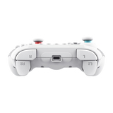Controller wireless Trust Muta pentru consola Nintendo Switch, 15 butoane, controale: A, B, X, Y, L1, L2, L3, R1, R2, R3, reset, 8-way, start, select, d-input, alb