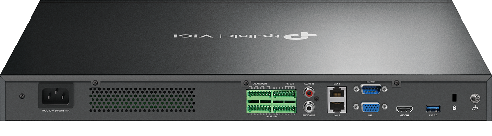 NVR TP-Link VIGI 32 canale 4032H ; 8 MP,2 SATA Interface, max 20TB, H.265+; ONVIF, etecție mișcare, linie, intruziune, persoane, vehicule etc.