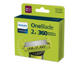 Rezerva OneBlade QP624/50, set fata si Corp: 2 lame 360 + 2 accesorii (pieptene pentru corp si accesoriu pentru protectie a zonelor intime/sensibile).