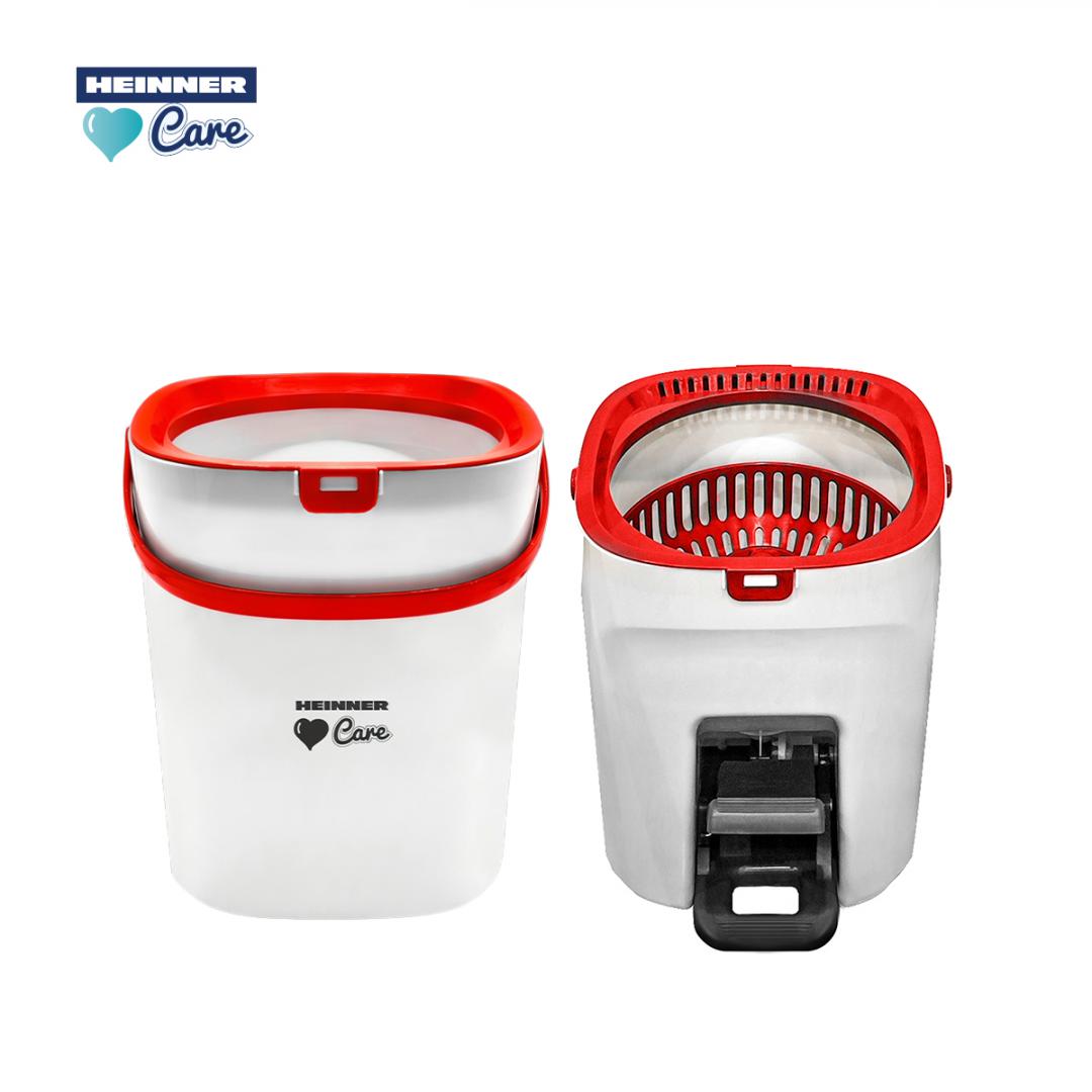SET CURATENIE CU PEDALA WASH&DRY, CLEAN STEP, ROSU