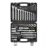 HR TRUSA 77 PIESE 1/4"&1/2" CR-V