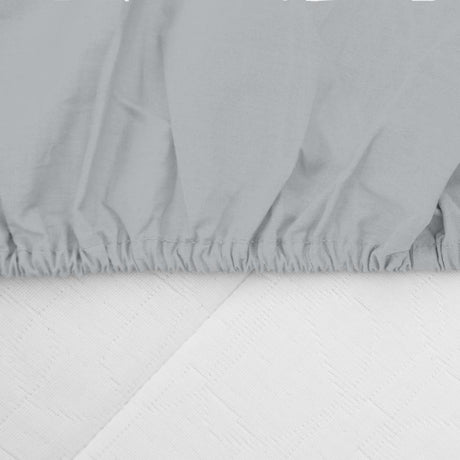 CEARCEAF PAT CU ELASTIC 140X200 CM GRI