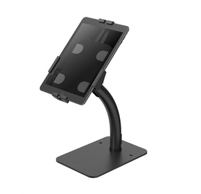 Suport de tableta Neomounts by Newstar DS15-625BL1, diagonala maxima 11", greutate maxima 1kg, tilt +20°, -110°, rotate  360°, reglare manuala, garantie 5 ani, negru