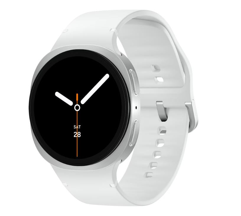 SG Watch8 44mm 1.47" L330 Silver / White strap