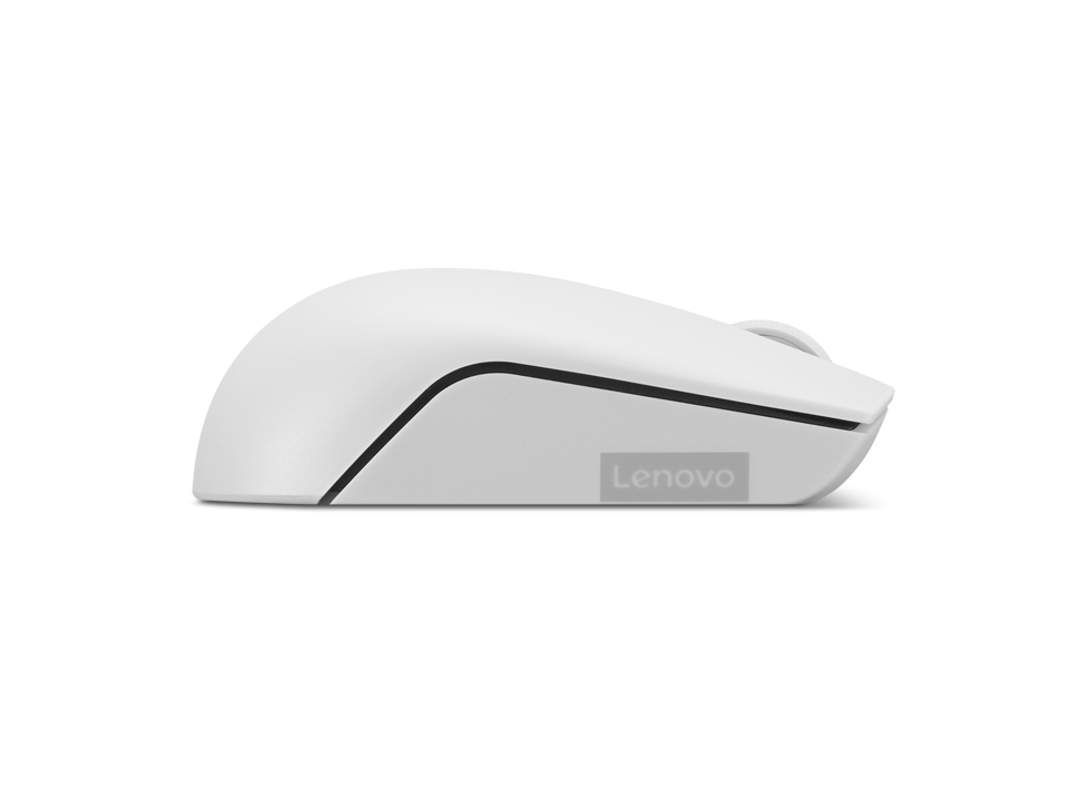 Mouse wireless Lenovo 300, Cloud Grey, Rezolutie (dpi): 1000 dpi, Butoane/rotite: 3, Interfata mouse: Wireless, Tehnologie: Wireless, Interfata receiver: dongle USB 2.4GHz, Dimensiune (mm): 97.91 x 57.99 x 32.53 mm, Greutate: 52g