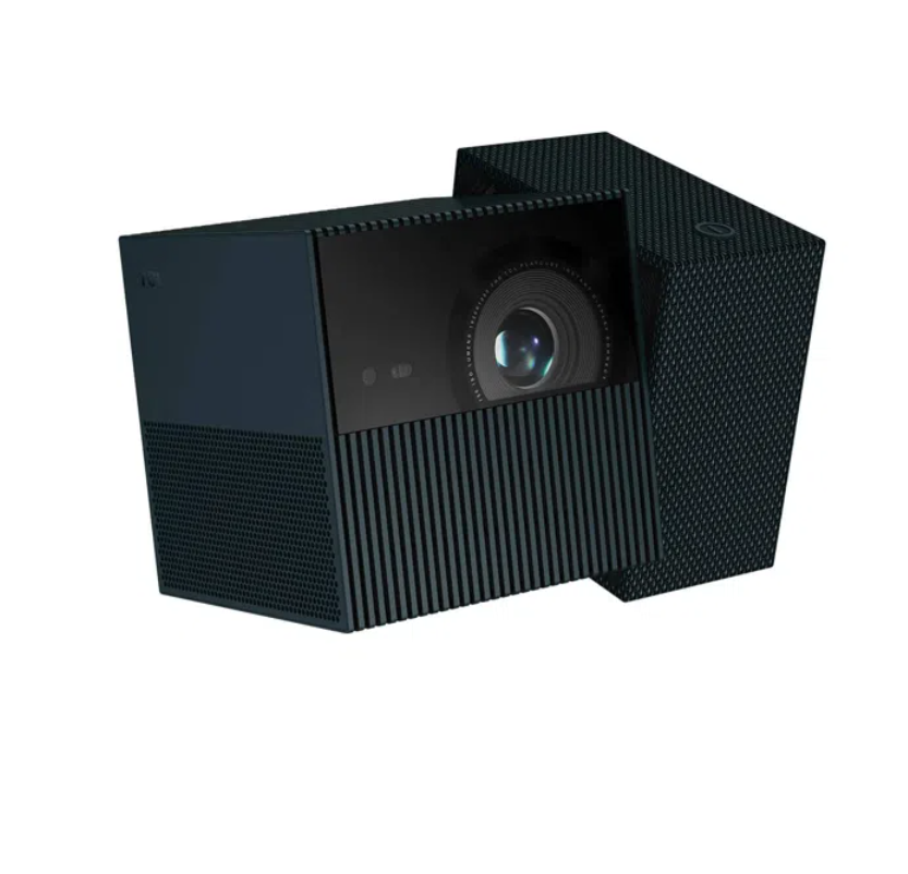 Videoproiector Portabil SMART TCL PlayCube, 1080p Full HD, Google TV. 750 Lumeni, Real-time focus, WiFi, Bluetooth, 5W Dolby Audio, baterie 66Wh