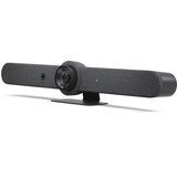 Sistem videoconferinta Logitech Rally Bar, Ultra-HD 4K, zoom optic 5x, microfoane beamforming, certificata Zoom & Microsoft Teams, Graphite