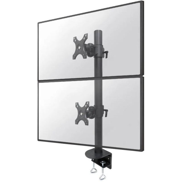 Suport Monitor de Birou Dublu, Neomounts by Newstar FPMA-D960DVBLACKPLUS, 17" - 49", VESA 100x100, suporta pana la 15kg, negru