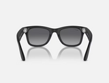 Ray-Ban Meta Wayfarer AI Glasses Matte Black/Polar Gradient Graphite
