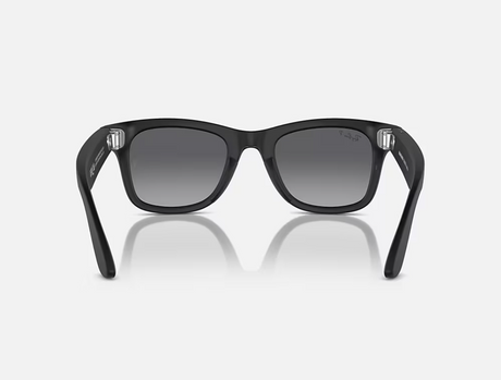 Ray-Ban Meta Wayfarer AI Glasses Matte Black/Polar Gradient Graphite