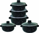 SET GATIT 10 PIESE EMAILAT , PETRA, VANORA HOME