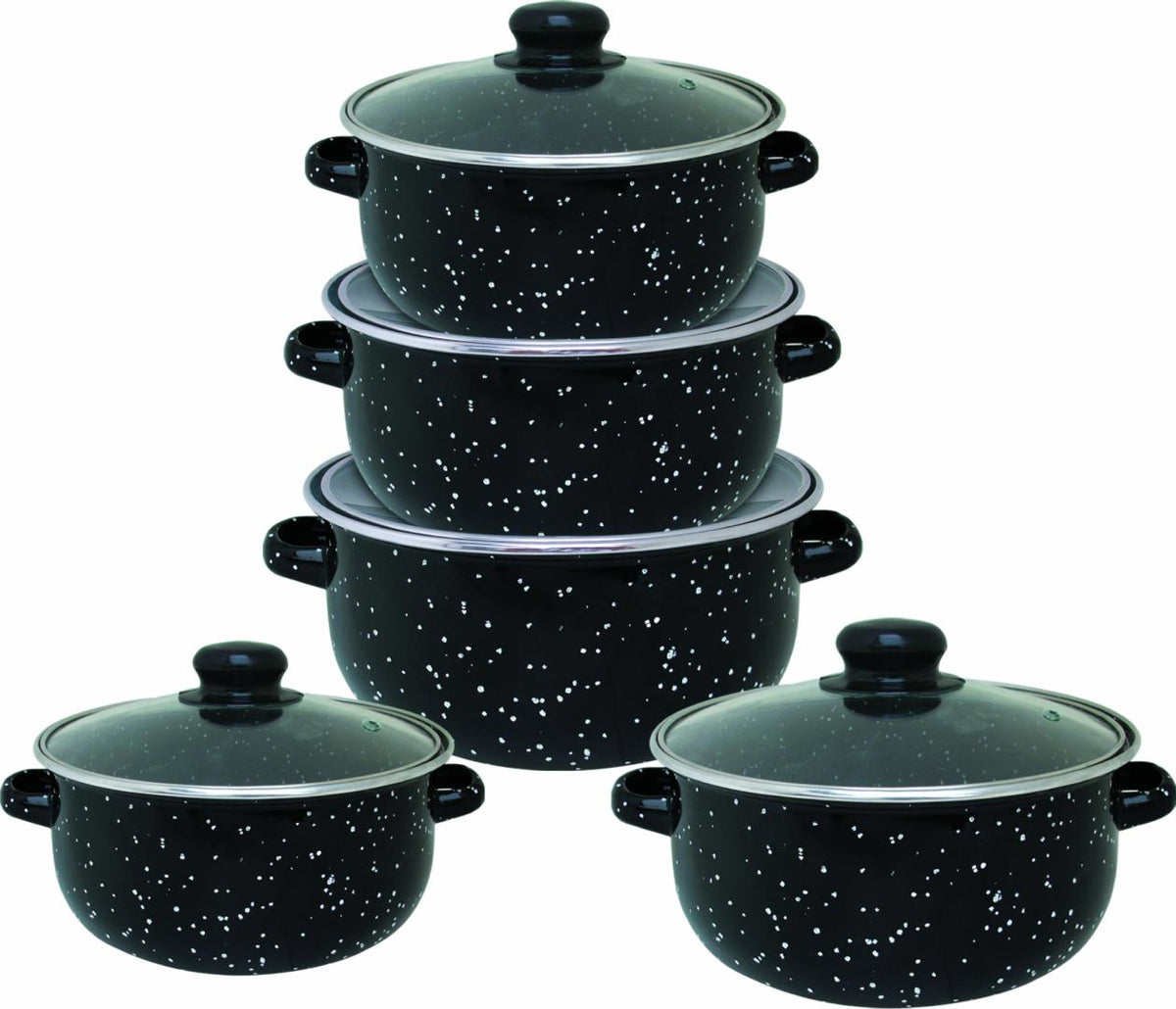 SET GATIT 10 PIESE EMAILAT , PETRA, VANORA HOME
