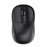 Mouse Trust cu Bluetooth, ambidextru, 3 butoane (neprogramabile), DPI ajustabil (max. 1600), functioneaza cu 2 baterii AAA (incluse in pachet), negru