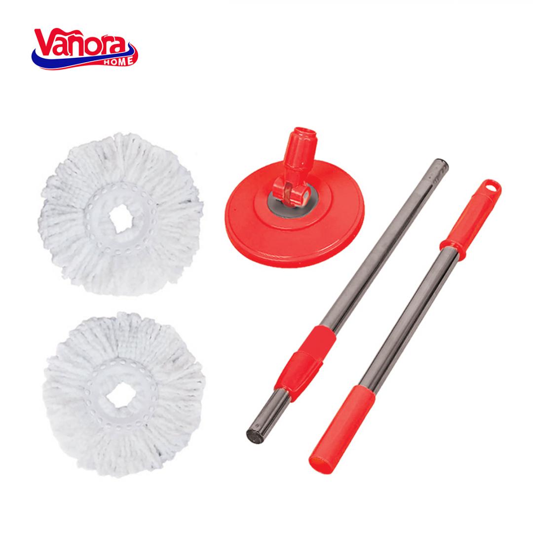 SET CURATENIE CU MOP ROTATIV, CLEAN360, ROSU