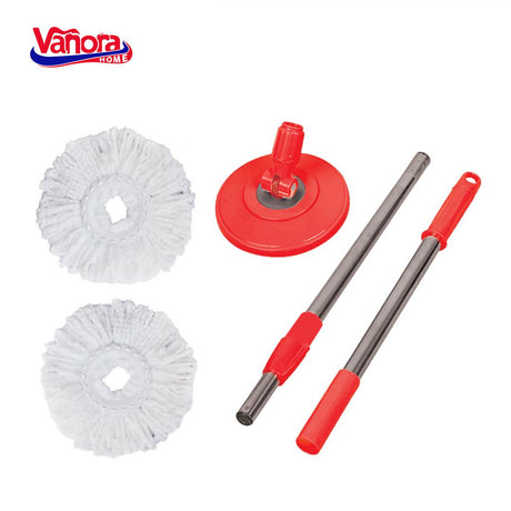 SET CURATENIE CU MOP ROTATIV, CLEAN360, ROSU