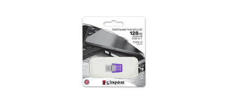 Memorie USB Flash Drive Kingston 128GB DT MicroDuo, USB 3.0, micro USB 3C