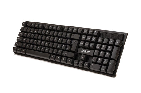 KIT Tastatura si Mouse Spacer SPDS-1100 fara fir, USB, tastatura wireless + mouse wireless, black, „SPDS-1100”