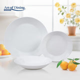 SERVICIU MASA DIN OPAL ALB 18 PIESE, ELYA, ART OF DINING
