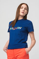 TRICOU  LOGO MULTICOLOR FEMEI ROYAL BLUE-XS