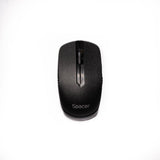 MOUSE Spacer, PC sau NB, fara fir, USB 2.4 GHz, optic, 1000 dpi, butoane/scroll 3/1, negru, SPMO-161