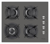 PLITA INCORPORABILA FRAM FBH-V4IWF-GVG, GAZ, 4 ARZATOARE, ARZATOR WOK, CONTROL LATERAL, APRINDERE ELECTRICA INTEGRATA, SISTEM SIGURANTA GAZ, GRATAR FONTA, DUZE INCLUSE, 58x51 cm,  STICLA GRI VICTORIA