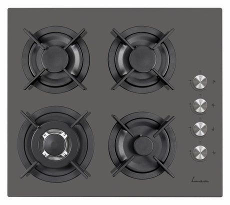PLITA INCORPORABILA FRAM FBH-V4IWF-GVG, GAZ, 4 ARZATOARE, ARZATOR WOK, CONTROL LATERAL, APRINDERE ELECTRICA INTEGRATA, SISTEM SIGURANTA GAZ, GRATAR FONTA, DUZE INCLUSE, 58x51 cm,  STICLA GRI VICTORIA