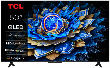 Televizor TCL QLED 50T69C, 126 cm, Smart Google TV, 4K Ultra HD, (Model 2025)